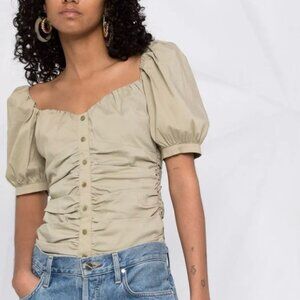 PINKO Puff Sleeves Top   NWOT